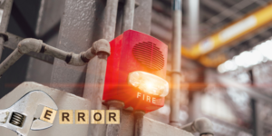 errores en la protección contra incendios