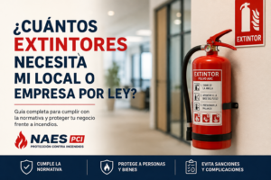 el numero de extintores que necesito en mi local
