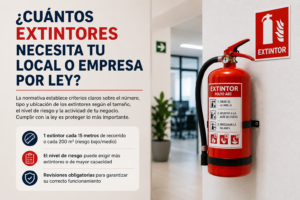 extintores en locales