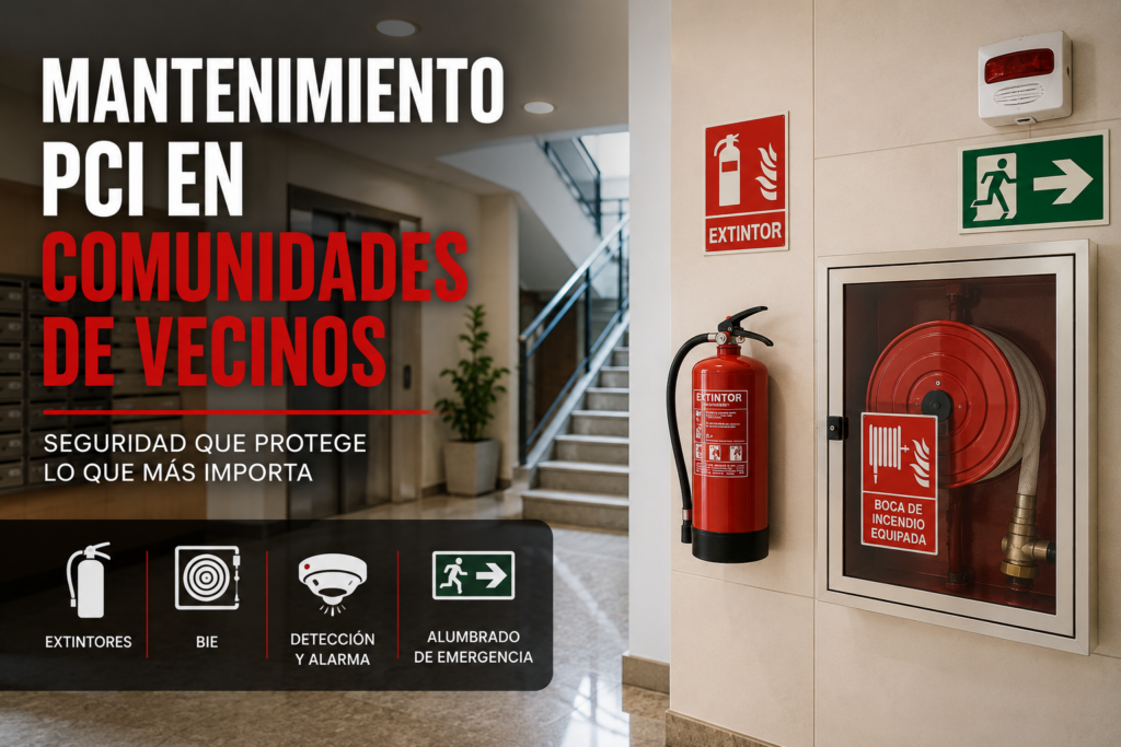 Mantenimiento PCI en comunidades de vecinos